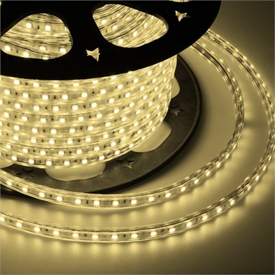 Светодиодная лента Standart SMD 2835 120д/м 220V Белый теплый 80120С_бт - фото 70336