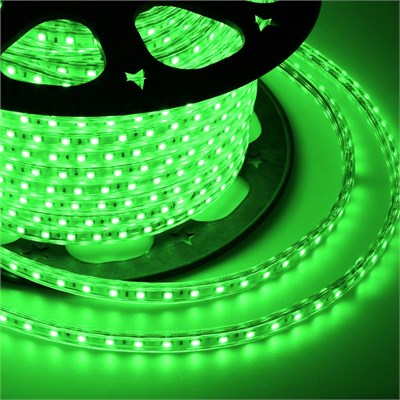 Светодиодная лента Standart SMD 2835 120д/м 220V Зеленый 80120С_з - фото 70338