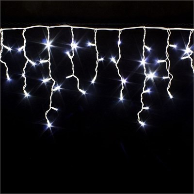 Бахрома-Каучук 100 LED Белый, 3х0,6х0,4х0,3 Белый провод, соединяется, IP65 181363839942 - фото 70437