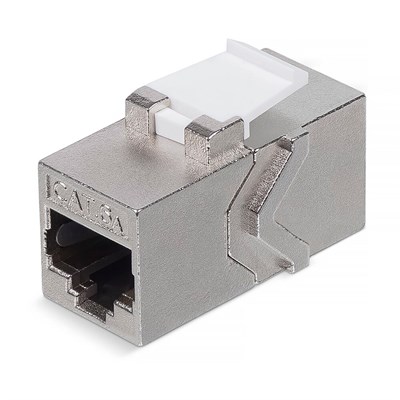 Адаптер проходной формата Keystone, Jack RJ-45(8P8C), FTP, CAT 6A REXANT PRO 02-0110 - фото 72083