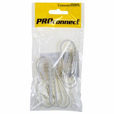 Дюбель-хомут 19-25мм, круглый, белый (10 шт/уп) PROconnect 07-4503-2-9 - фото 76337