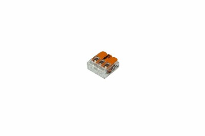 221-413 Универсальная компактная клемма 3-контактная до 4,0 мм² (50 шт/уп) WAGO 07-5163 - фото 76441
