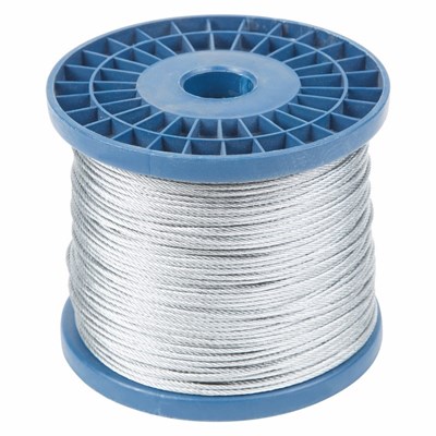 Трос стальной DIN 3055 (6x7) М2 (бобина 200м) REXANT 09-5520 - фото 78029