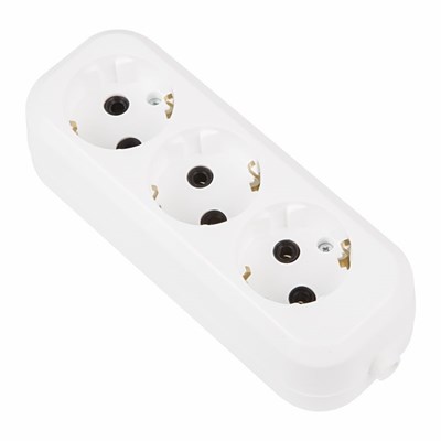 Колодка 3 гнезда с/з Эконом PROconnect 11-8712 - фото 78794