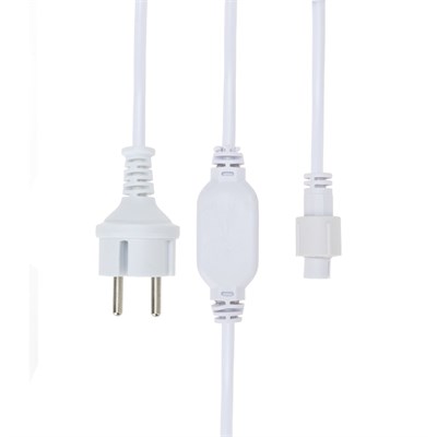 Блок питания для уличных гирлянд 230В, 4А, белый каучук, IP67 NEON-NIGHT 315-001 - фото 82610