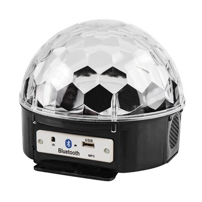 Светодиодная система Диско-шар с пультом ДУ и Bluetooth, 230 В 601-257 - фото 83338
