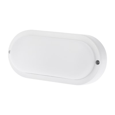 Светильник ЖКХ LED пылевлагозащищенный овал IP65 12Вт 1000Лм 6500K с микроволновым датчиком движения REXANT 607-209 - фото 83807