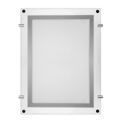 Световая панель бескаркасная тонкая Постер Crystalline LED подвесная двухсторонняя 210х297, видимая часть 190х277, габариты 281х368, 7 Вт REXANT 670-1283 - фото 83963