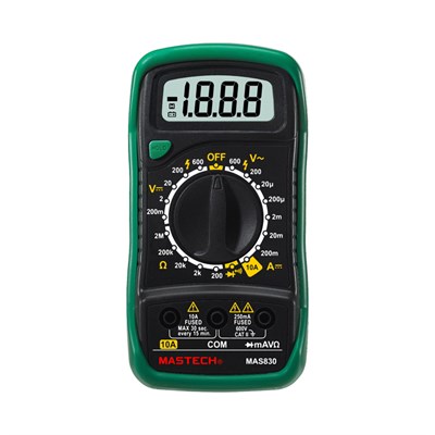 Портативный мультиметр MAS830 MASTECH 13-2011 - фото 85542