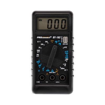 Портативный мультиметр М-182 (DT-182) PROconnect 13-3014 - фото 85594