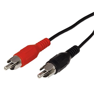 Шнур 2 RCA - 2 RCA, 3м, черный REXANT 17-0105 - фото 85973