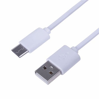 Кабель USB-A 2.0 – Type-C 3.1, 0,5А, 1м, ПВХ, белый REXANT 18-1881-1 - фото 86288