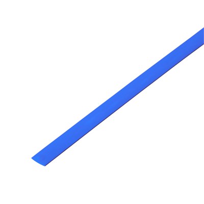 Трубка термоусаживаемая ТУТ нг 4,0/2,0мм, синяя, упаковка 50 шт. по 1м REXANT 20-4005 - фото 86515