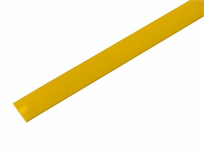 Трубка термоусаживаемая ТУТ нг 13,0/6,5мм, желтая, упаковка 50 шт. по 1м REXANT 21-3002 - фото 86580