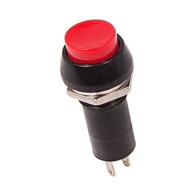 Выключатель-кнопка 250V 1А (2с) ON-OFF красная (PBS-11А)REXANT 36-3030 - фото 87429