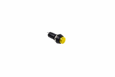 Выключатель-кнопка 250V 1 А (2с) OFF-(ON) Б/Фикс желтая (PBS-11В) REXANT 36-3043 - фото 87436