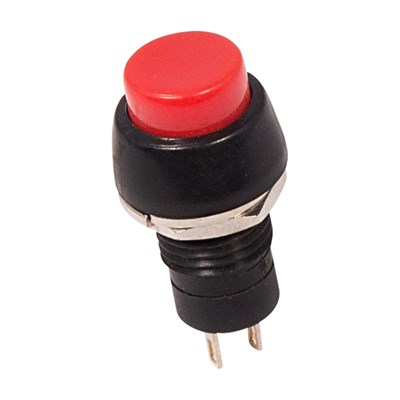 Выключатель-кнопка 250V 2А (2с) ON-OFF красная Micro (PBS-20А) REXANT 36-3070 - фото 87442