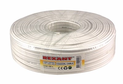 Кабель ККСВ-В+2х0,5 мм, 100 м, белый, REXANT 01-4001 - фото 89776
