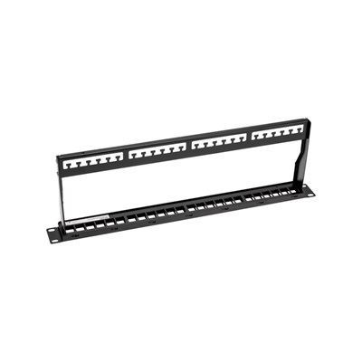 Панель коммутационная наборная 19", 1U, 24 порта, UTP REXANT PRO 02-0053 - фото 90077