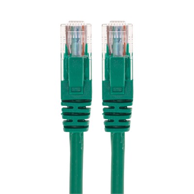 Патч-корд U/UTP, CAT 5e, RJ45-RJ45, 26AWG, LSZH, зеленый, 1м REXANT 02-0106-1 - фото 90115