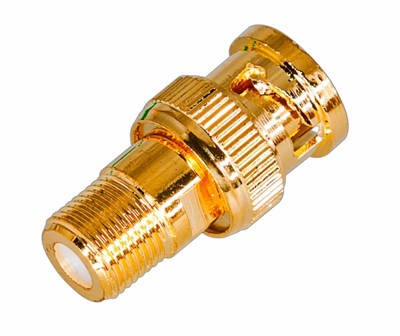 Переход гнездо F - штекер BNC GOLD REXANT 05-3201-1 - фото 90334