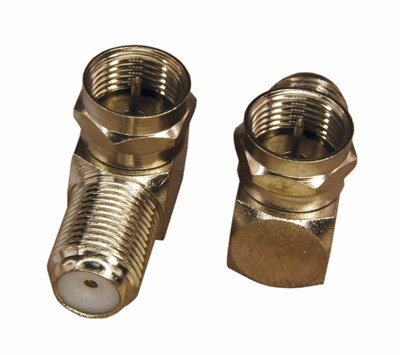 Переходник угловой штекер F – гнездо F REXANT 05-4203 - фото 90364