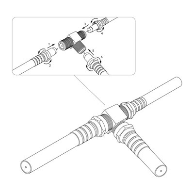 Переходник соединитель, x3 гнезда F PROconnect 05-4204-4 - фото 90366