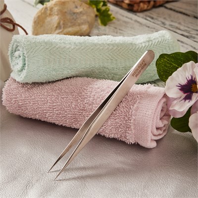 Пинцет прямой с острыми кончиками 125мм (блистер) REXANT 12-0376 - фото 92978