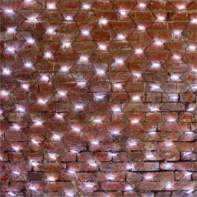 Гирлянда светодиодная Сеть 2x4м 560 LED БЕЛЫЙ черный каучук IP67 постоянное свечение 230В блок в комплекте NEON-NIGHT 217-135 - фото 95178