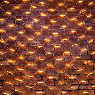 Гирлянда светодиодная Сеть 2x3м 432 LED ТЕПЛЫЙ БЕЛЫЙ белый каучук IP67 постоянное свечение 230В блок в комплекте NEON-NIGHT 217-146 - фото 95180