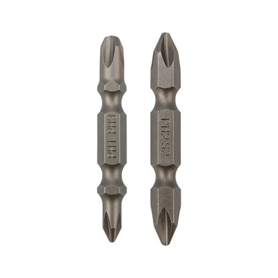 Мини-набор бит двусторонних PH2xPH2, PH1xPH3-50 мм (2 биты на блистере) Kranz KR-92-0452 - фото 96087