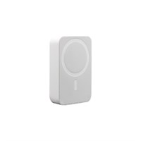 Портативное беспроводное зарядное устройство Power Bank (аккумуляторная батарея) 10000 mAh, MagSafe, белое REXANT 30-2054