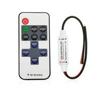Контроллер для одноцветной ленты 2 канала 6А 5-12-24V 30/72/144W с RF-пультом 6602