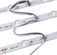 Светодиодная линейка с линзой SMD 3030 12д/м 12W 12V 6500К 4601_6500