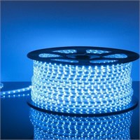 Светодиодная лента Pro SMD 3014 120д/м 220V Синий 8013220_с