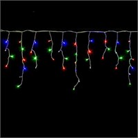 Бахрома-ПВХ 204 LED Мульти 6х0,6х0,4х0,3 с флеш диодом Белый провод 752534297922