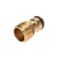 Адаптер латунный, 1/2", внешняя резьба ЧЕТЫРЕ СЕЗОНА 62-0276