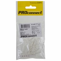 Дюбель-хомут 5-10мм, круглый, белый (10 шт/уп) PROconnect 07-4501-2-9
