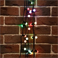 Гирлянда светодиодная Мультишарики Ø17,5мм 20м 200 LED RGB черный ПВХ IP65 быстрая смена цвета 230В нужен блок 303-500 NEON-NIGHT 303-509