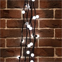 Гирлянда светодиодная Мультишарики Ø23мм 10м 80 LED БЕЛЫЙ черный каучук IP67 постоянное свечение 230В нужен блок 315-000 NEON-NIGHT 303-595