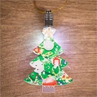Фигурка подвесная Елочка RGB 9x6 см 501-096