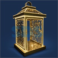 Декоративная 3D фигура Фонарик золотой 406 см 501-439
