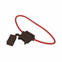 Держатель предохранителя типа Стандарт, прямоугольный, черный REXANT 16-0421