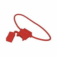 Держатель предохранителя типа Стандарт, прямоугольный, красный REXANT 16-0421-4
