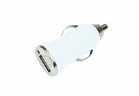 Автозарядка в прикуриватель USB small (АЗУ) (5V, 1 000mA) белая блистер 18-1934