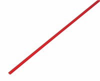 Трубка термоусаживаемая ТУТ нг 1,5/0,75мм, красная, упаковка 50 шт. по 1м REXANT 20-1504