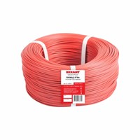 Провод ПГВА 1х0,75мм², Cu, красный, бухта 200м REXANT 01-6504-1