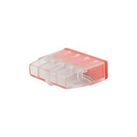 Экспресс-клемма REXANT СМК 2273-204, 4-проводная 0.5-2.5 мм², прозрачная, блистер (5 шт./уп.) 07-3213-5