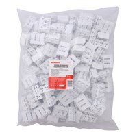 Клемма пружинная соединительная КСП 3-полюсная (100 шт./уп.) REXANT 07-6215