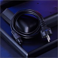 Шнур сетевой, вилка СЕЕ 7/7(Schuko) - разъем IEC 320 C5, кабель 3x0,75мм², 1,8м, для питания ноутбука (пакет ПВХ) REXANT 11-1151